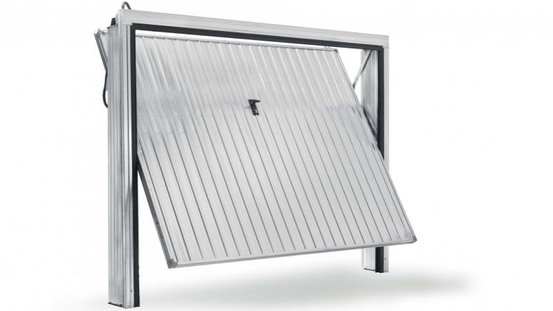 Porta basculante in acciaio zincato
