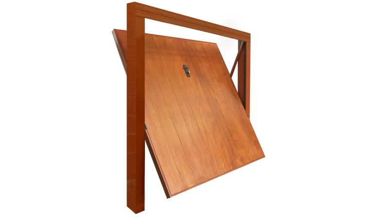 Porta basculante in legno